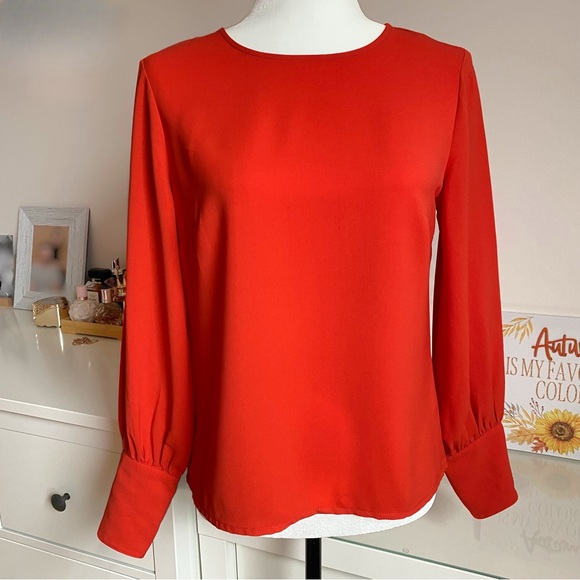 Dynamite - Coral Red Blouse - Picture 1 of 6